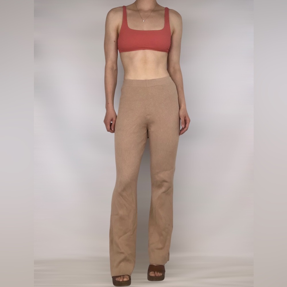 AFRM Ellio Sweater Pant in Tan Size‎ XS